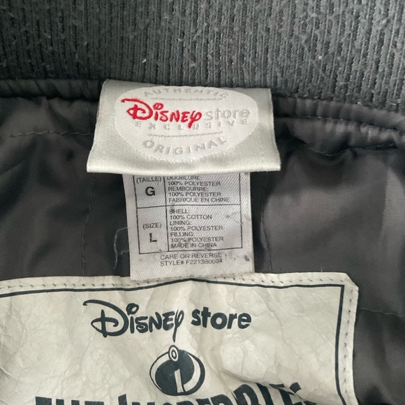 Disney Store Exclusive The Incredibles Dash Varsity Bomber Jacket Kids Large - Picture 7 of 7